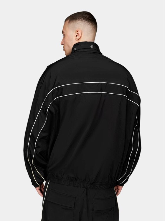 MADE BY SOCIETY MADE BY SOCIETY Kurtka anorak Hanorac Vintage Crest Utility - H17042 Czarny Basic Fit