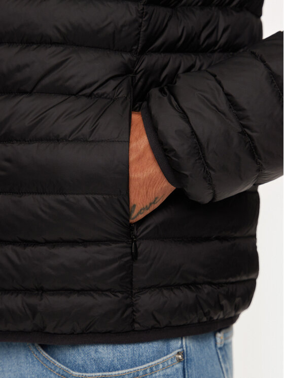 Jott Jott Пухено яке Mat P000MDOW02 Черен Slim Fit