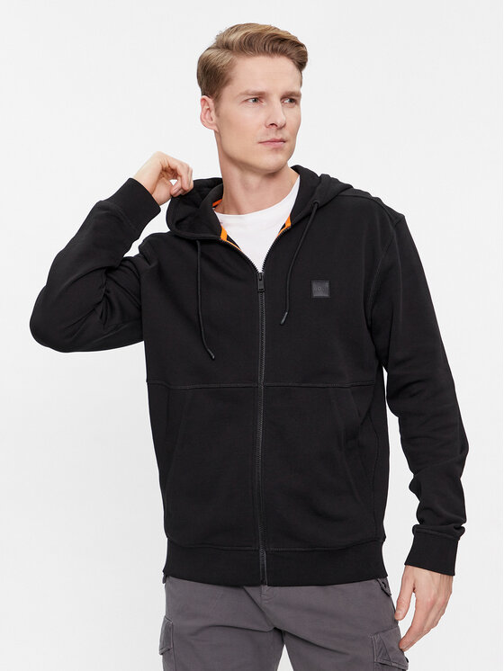 BOSS Boss Bluză Zetalky 50508578 Negru Regular Fit