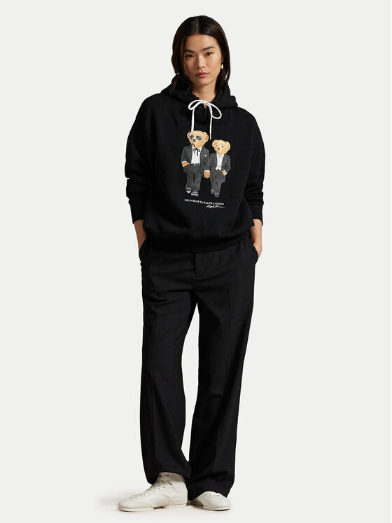 Polo Ralph Lauren Polo Ralph Lauren Majica dugih rukava 211A87106001 Crna Relaxed Fit