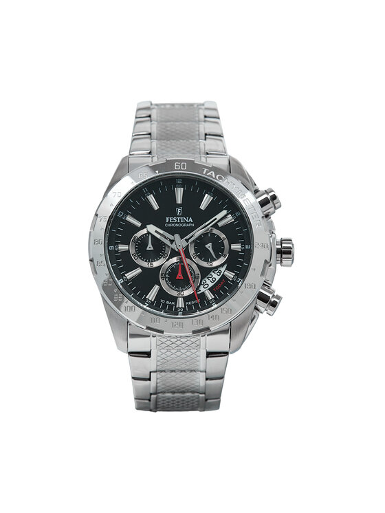 Festina Festina Zegarek Timeless Chronograph 20668/4 Srebrny