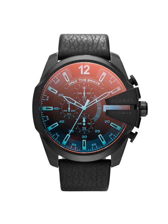 Diesel Diesel Ρολόι Mega Chief DZ4323 Μαύρο