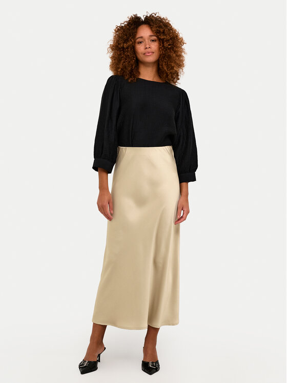Kaffe Kaffe Maxi sukně Lotte 10508853 Béžová Regular Fit