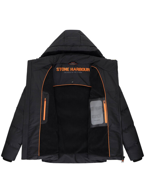 Stone Harbour Stone Harbour Kurtka zimowa Gavriloo Czarny Regular Fit
