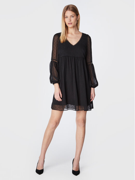 NAF NAF Robe de jour Keysia DNR12Z Noir Regular Fit Modivo