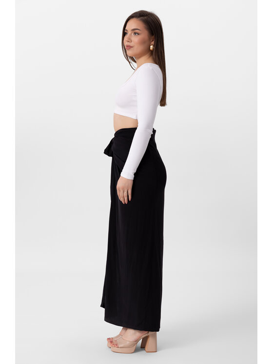 LAURELLA LAURELLA Sukňa 7UL006 Čierna Regular Fit