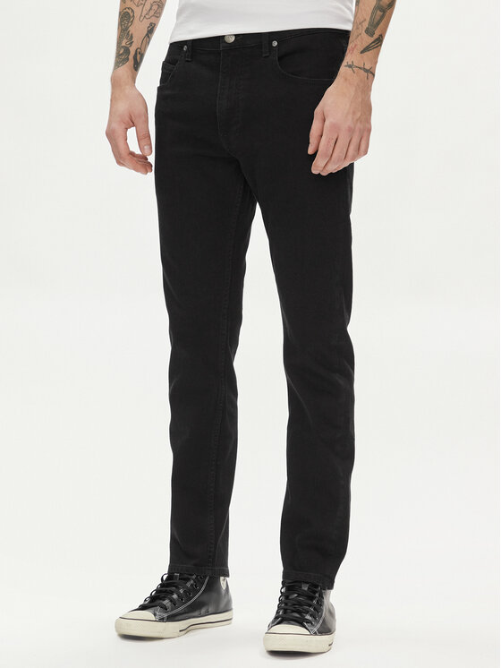 Lee Lee Jeansy Rider 112140635 Černá Slim Fit