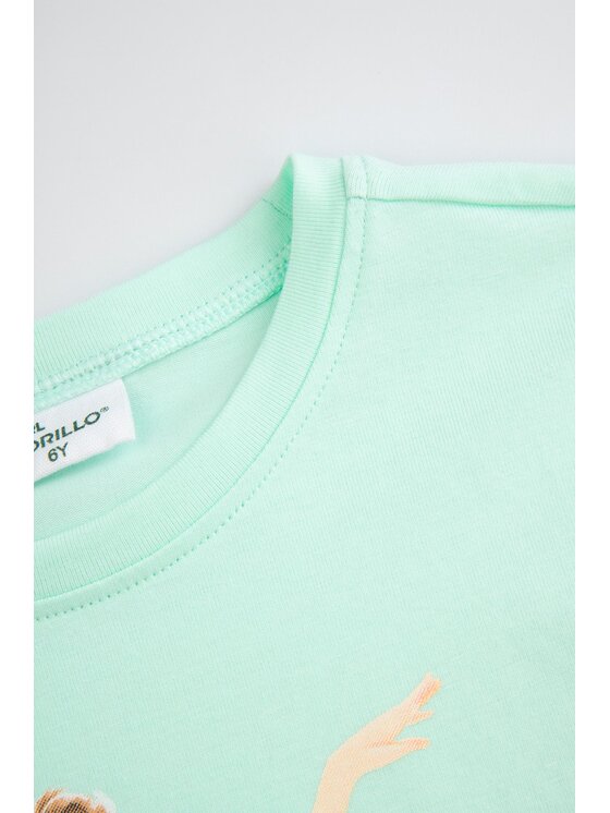 Coccodrillo Coccodrillo Longsleeve WC6143101VGA-031 Zielony Regular Fit