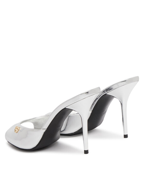 LOVE MOSCHINO LOVE MOSCHINO Papucs JA28209G0OJE090B Ezüst