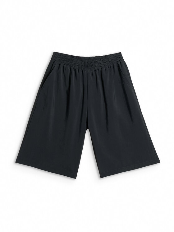4F 4F Szorty materiałowe OCEANS KEEPERS Czarny Loose Fit