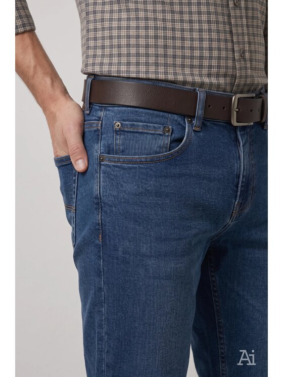 Cross Jeans Cross Jeans Jeansy F 194-776 Niebieski Straight Leg