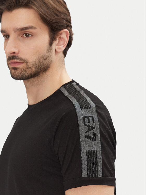 EA7 Emporio Armani EA7 Emporio Armani Футболка 7M000138 AF10375 UC001 Чорний Regular Fit