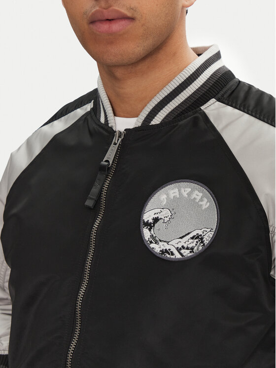 Alpha Industries Alpha Industries Geacă bomber Japan Warrior Souvenir 146101 Negru Regular Fit