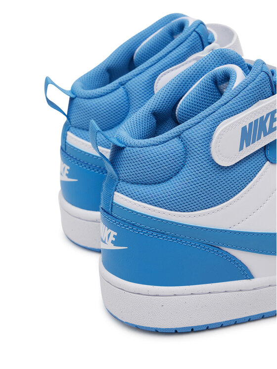 Nike Nike Снікерcи Court Borough Mid 2 (GS) CD7782 Голубий