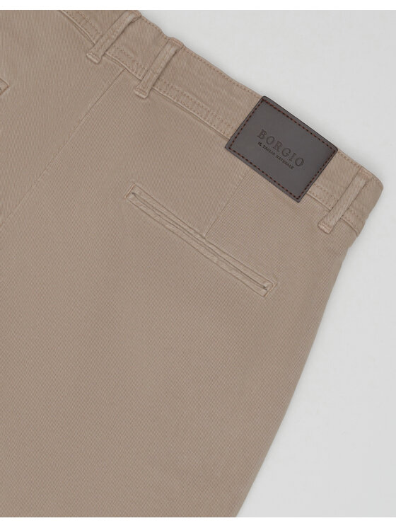 Borgio Borgio Spodnie materiałowe montieri_gi Szary Comfort Fit