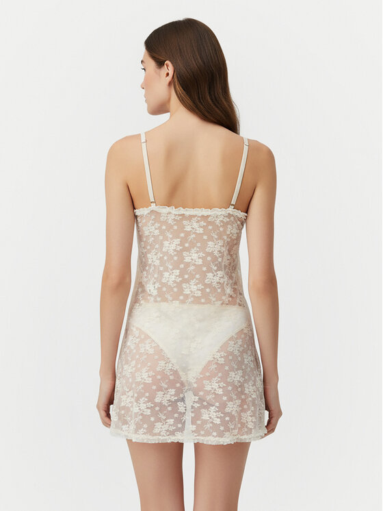 Hunkemöller Hunkemöller Μεσοφόρι Darcy 302686 Μπεζ Slim Fit