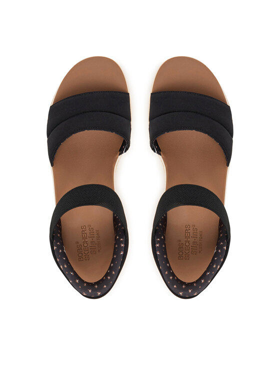 Skechers Skechers Sandały BOBS Sun Ray 114413/BLK Czarny