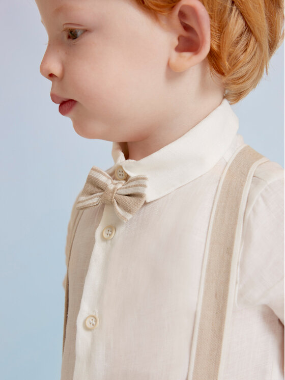 Abel & Lula Abel & Lula Set cămașă și șorturi din material textil 5228 Colorat Regular Fit