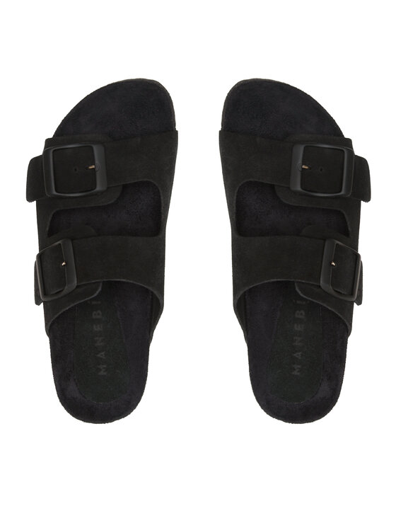 Manebi Manebi Klapki Traveler Nordic Sandals K 1.0 RT Czarny