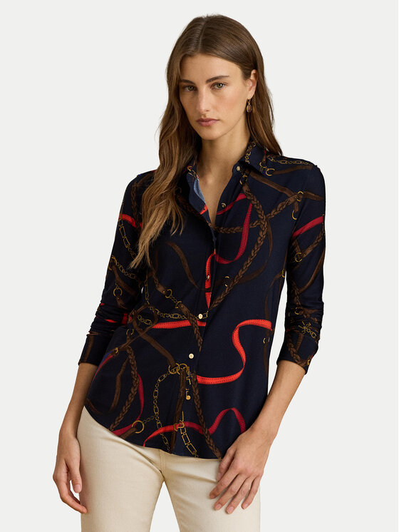 LAUREN RALPH LAUREN Cămașă 200P03716001 Bleumarin Regular Fit