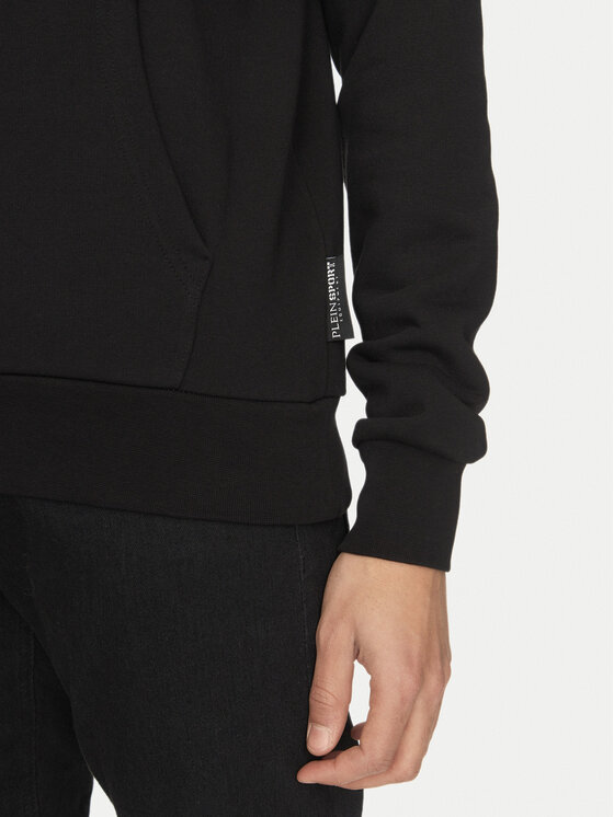 Plein Sport Plein Sport Bluza SAEC MJB3588 STE001N Czarny Relaxed Fit