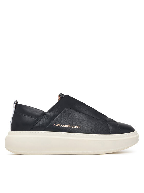 Alexander Smith Alexander Smith Tenisice Wembley Slip-On ASBEWLW-1203 Crna