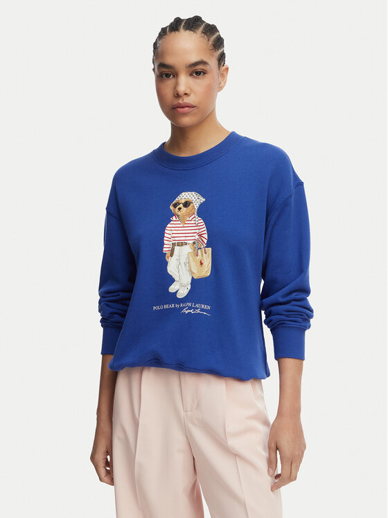Polo Ralph Lauren Pulóver 211A12730001 Kék Regular Fit