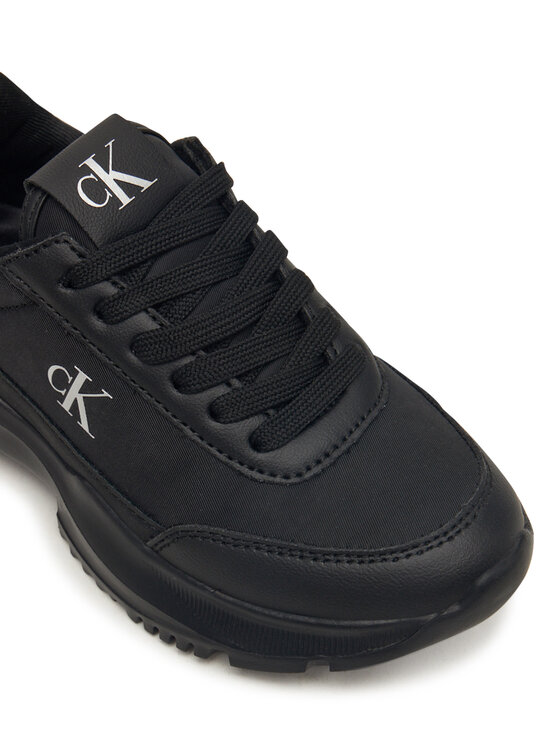 Calvin Klein Calvin Klein Snīkeri Low Cut Lace Up V3A9-83105-1695 S Melns