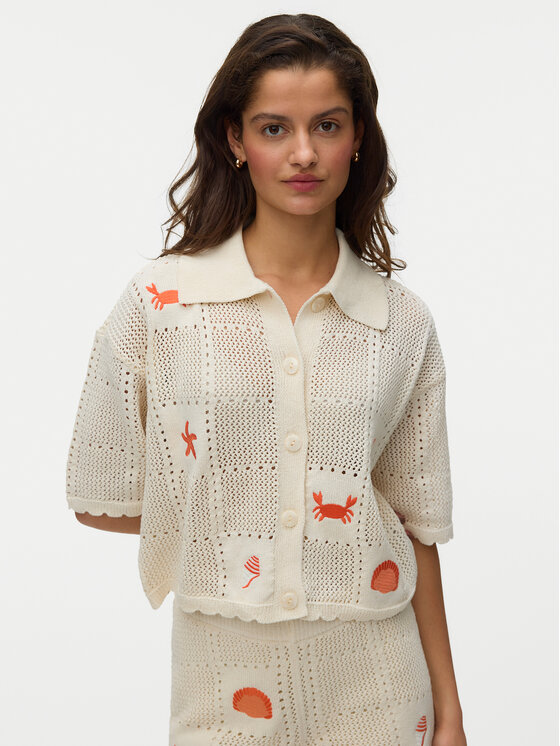 Vero Moda Cardigan Esmey 10350991 Crem Regular Fit