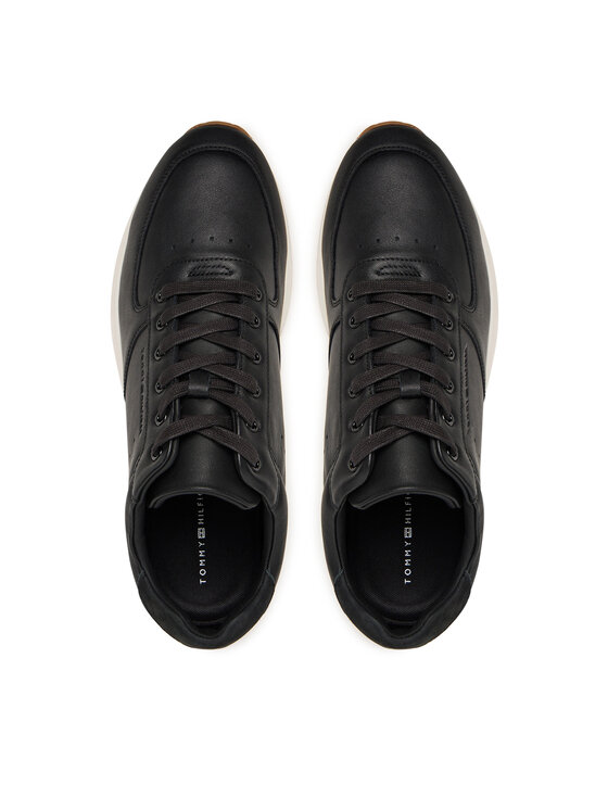 Tommy Hilfiger Tommy Hilfiger Tenisice Premium Leather Hybrid FM0FM05700 Crna