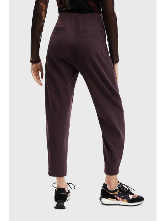 Desigual Desigual Stoffhose MONSIEUR CHRISTIAN LACROIX Ra 22WWPW18 Violett Slouchy Fit