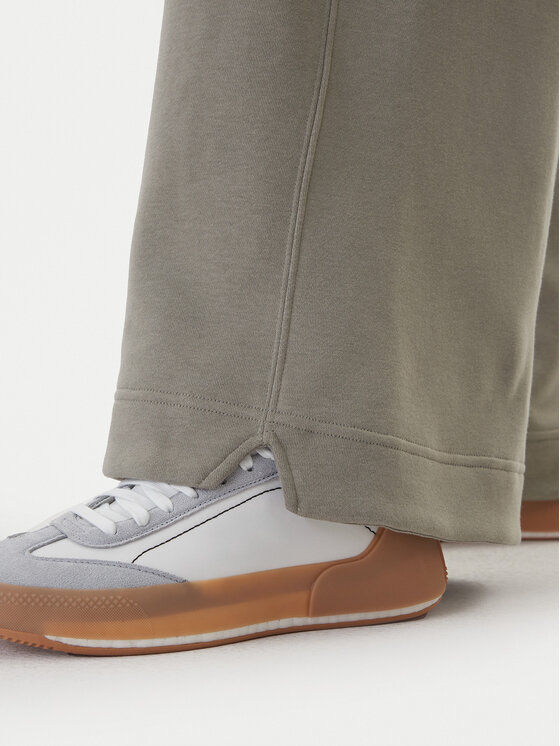 adidas adidas Долнище анцуг ALL SZN Fleece JY5014 Бежов Wide Leg