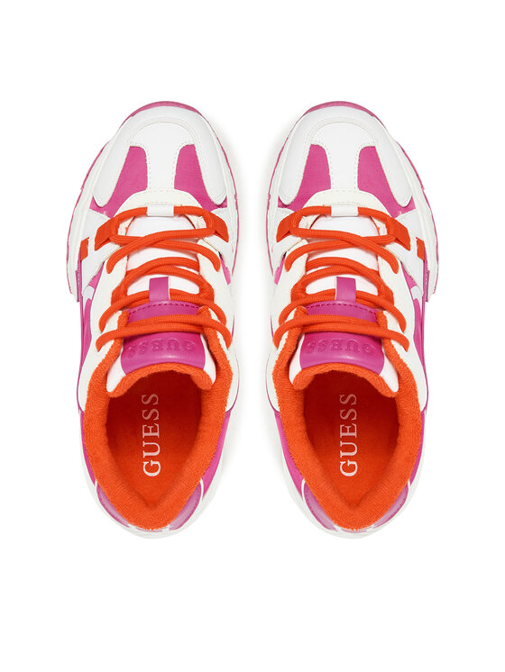 Guess Guess Сникърси FLJCAR ELE12 Розов