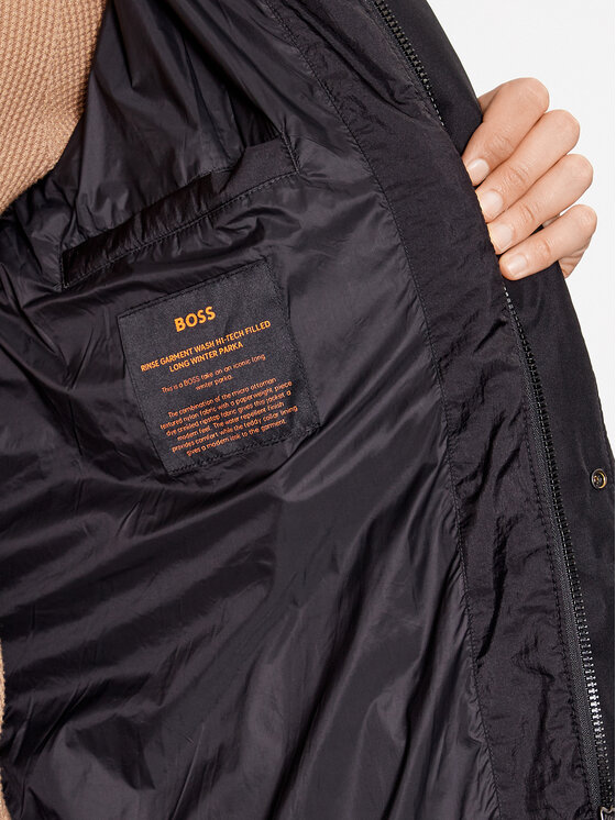 BOSS BOSS Žieminė striukė Olomi 50498233 Juoda Regular Fit
