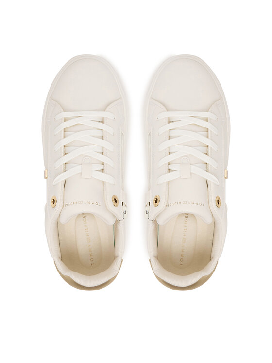 Tommy Hilfiger Tommy Hilfiger Sneakersy Low Cut Lace-Up T3A9-34248-1355 D Bílá