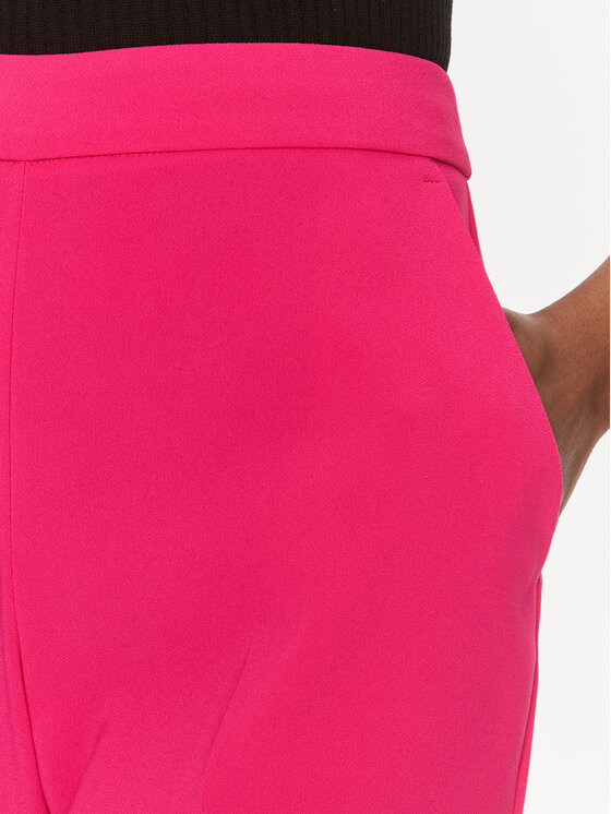 PINKO Pinko Hlače iz tkanine 102861 7624 Roza Regular Fit