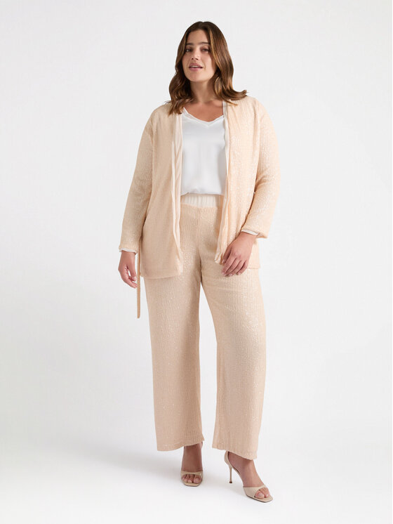 Fiorella Rubino Fiorella Rubino Pantaloni di tessuto P184L002210N011 Écru Regular Fit
