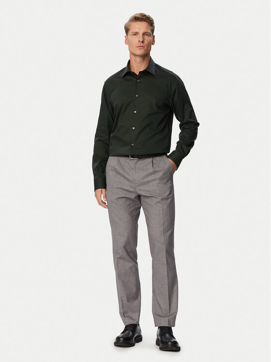 BOSS BOSS Koszula H-Joe 50560583 Zielony Regular Fit
