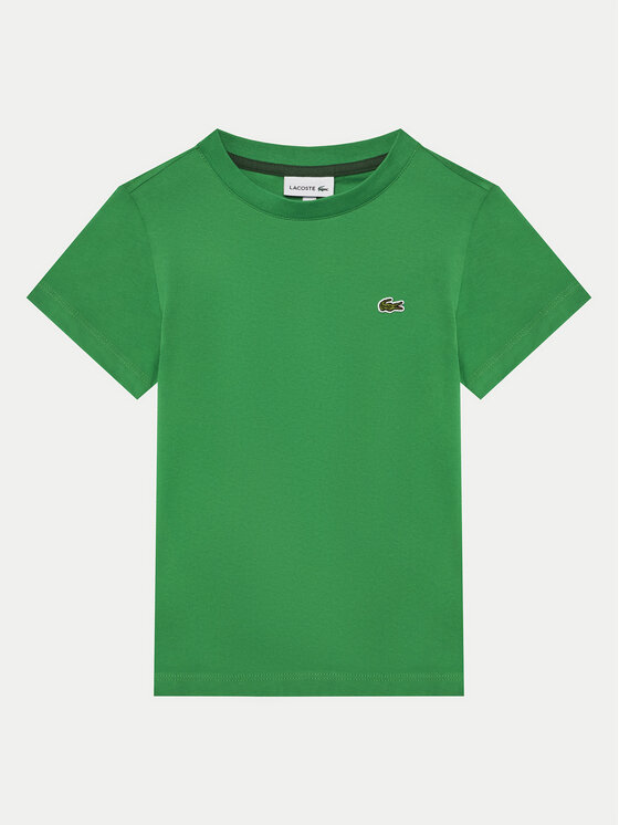 Lacoste Tričko TJ1122 Zelená Regular Fit