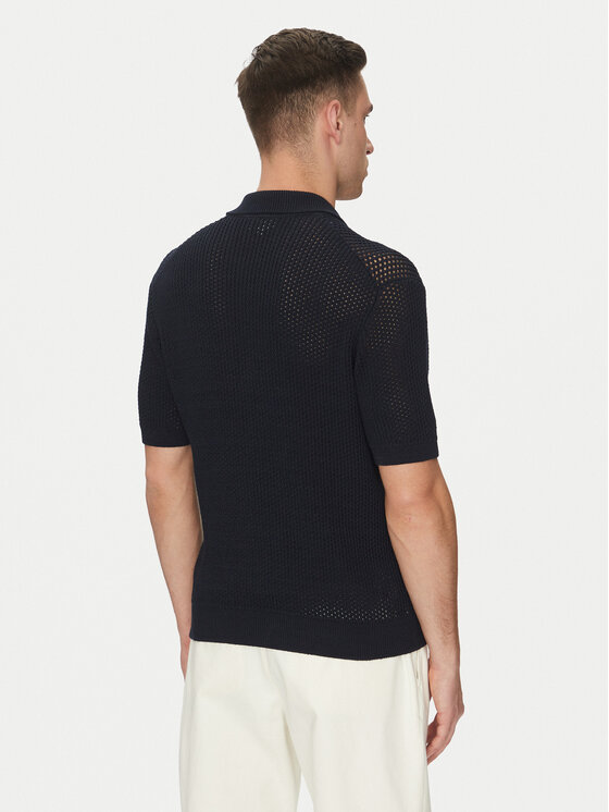 Lacoste Lacoste Svetr AH9724 Tmavomodrá Regular Fit