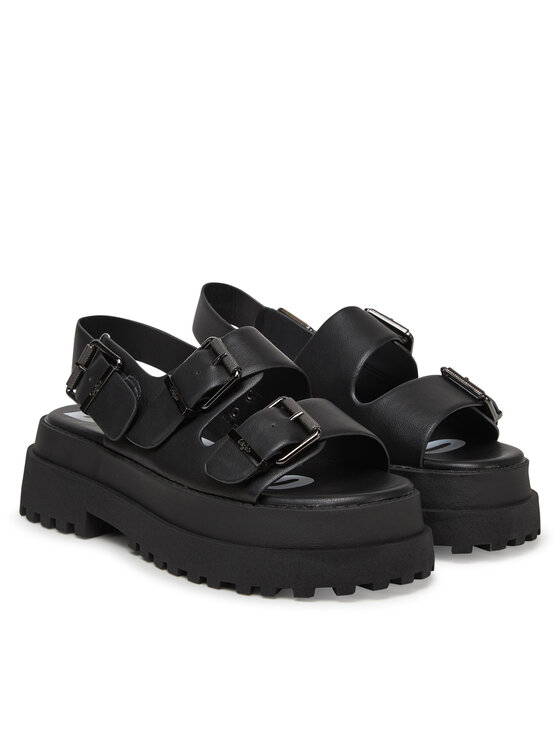 Buffalo Buffalo Sandali Pluto Ari 1602268 Nero