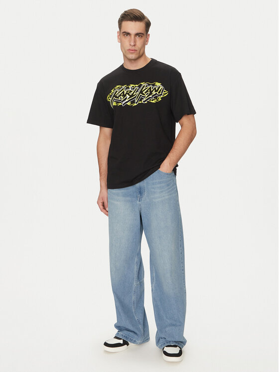 Karl Kani Karl Kani Farmer Og Aop Back Pocket 60000107 Kék Baggy Fit