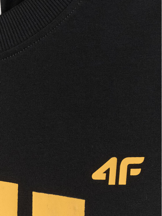 4F 4F T-Shirt casual Czarny Regular Fit