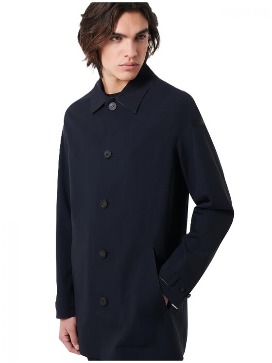 RRD RRD Cappotto 25009-60 Blu Regular Fit