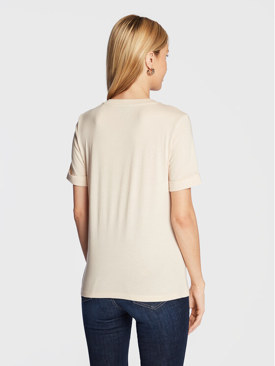 T-shirt Nichita W2BI15 K46D1 Beige Regular Fit