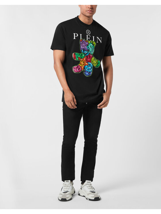 PHILIPP PLEIN PHILIPP PLEIN Tričko 25633 Čierna Regular Fit