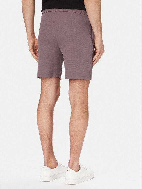 BOSS BOSS Sportske kratke hlače Waffle 50535884 Ljubičasta Regular Fit