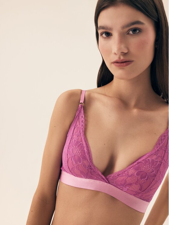 Esotiq Esotiq Podprsenka Bralette 43225 Ružová