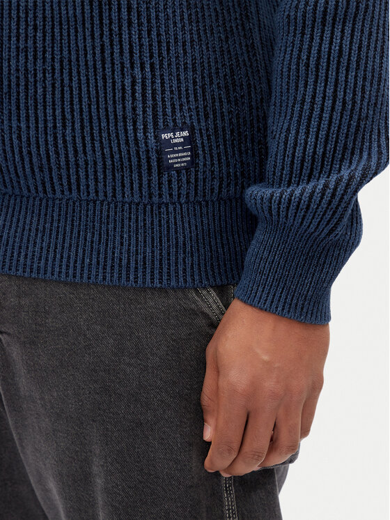 Pepe Jeans Pepe Jeans Svetr Lawson PM702496 Modrá Regular Fit