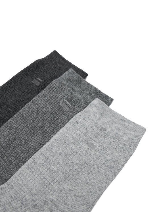 G-STAR G-Star Raw Довгі шкарпетки CEO_LA_G-STAR_11968_W_AW25 (3-PACK) Сірий